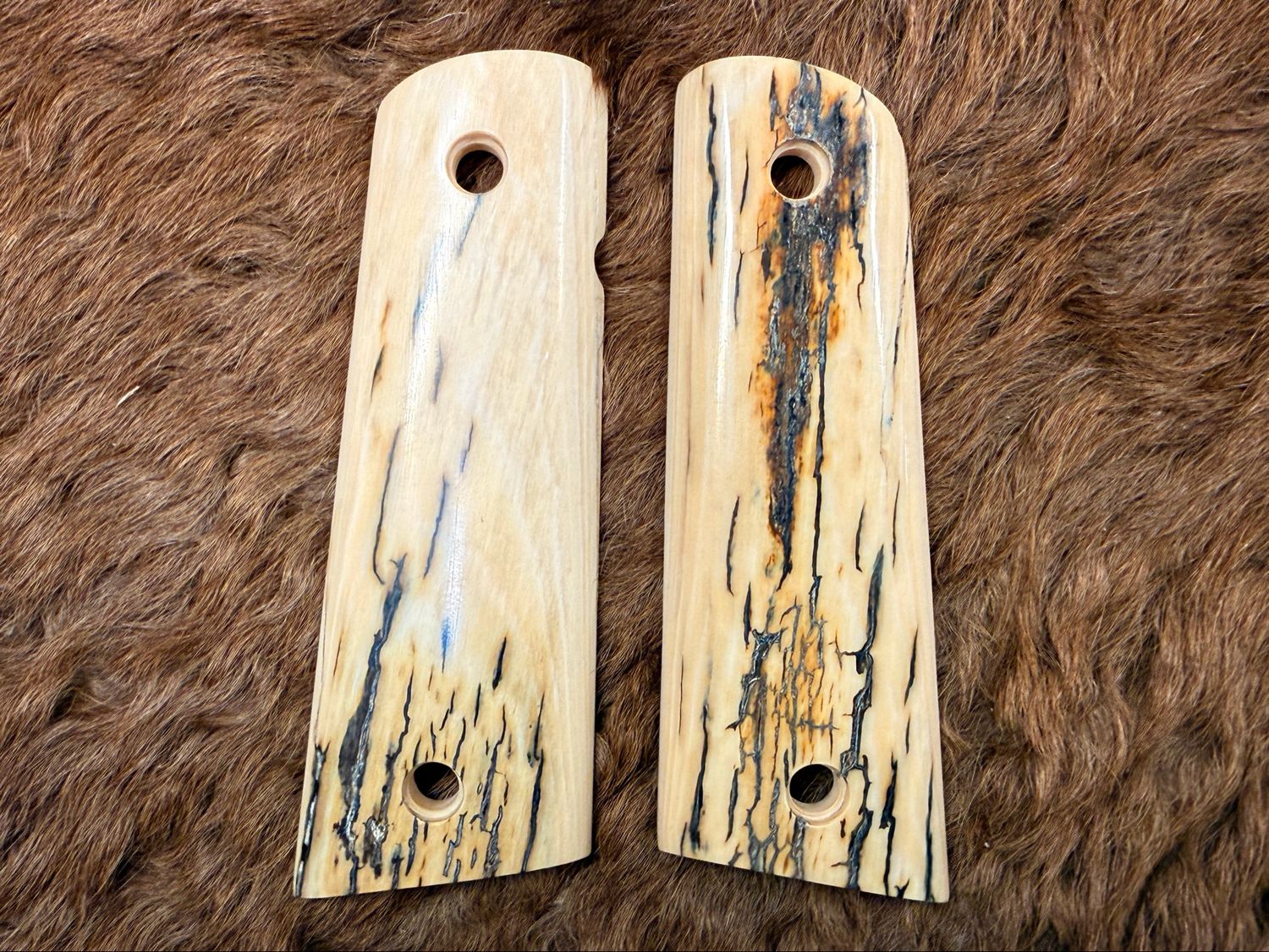 Magwell Mammoth Ivory Grips for 1911