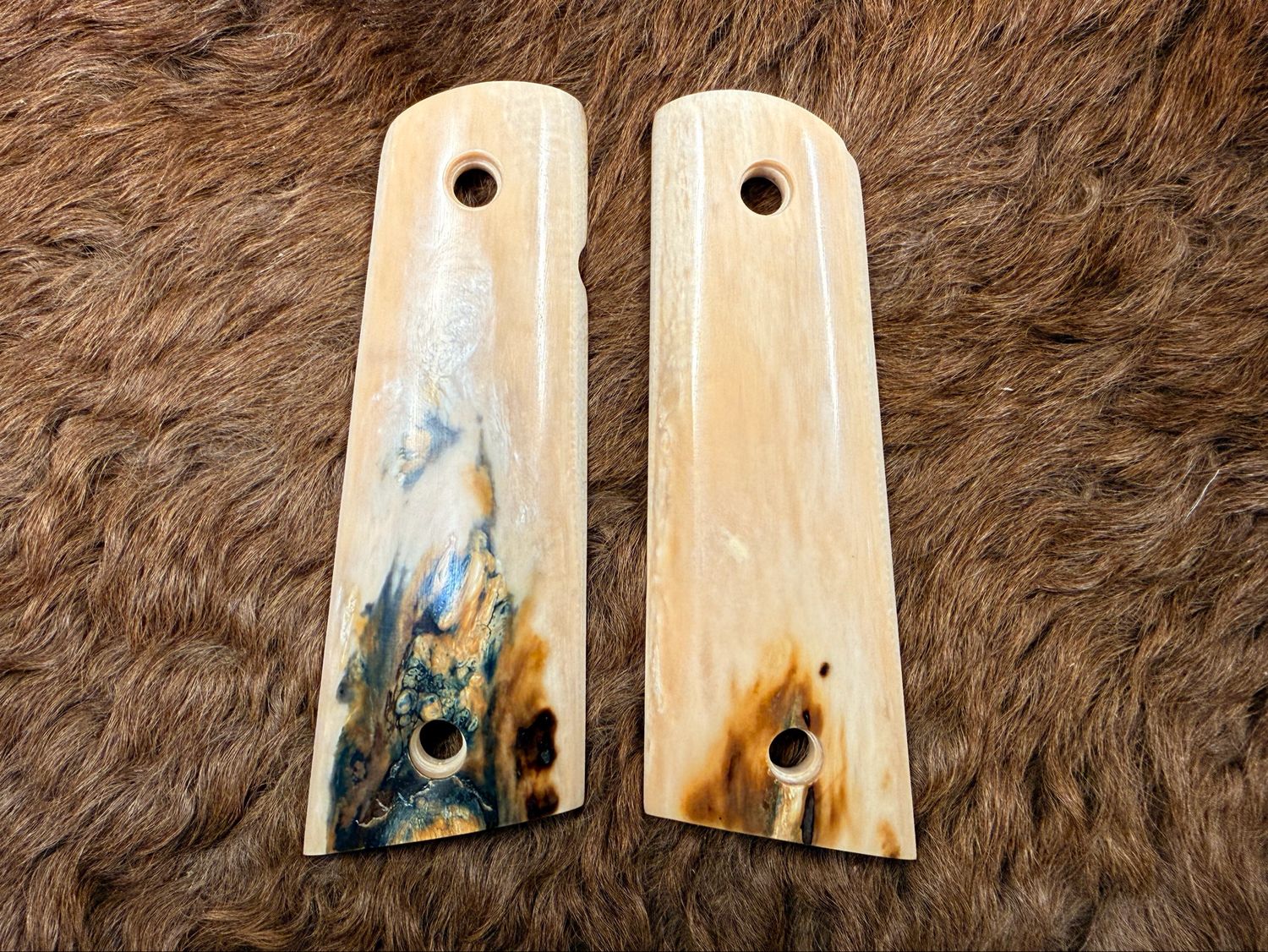 Magwell Mammoth Ivory Grips for 1911