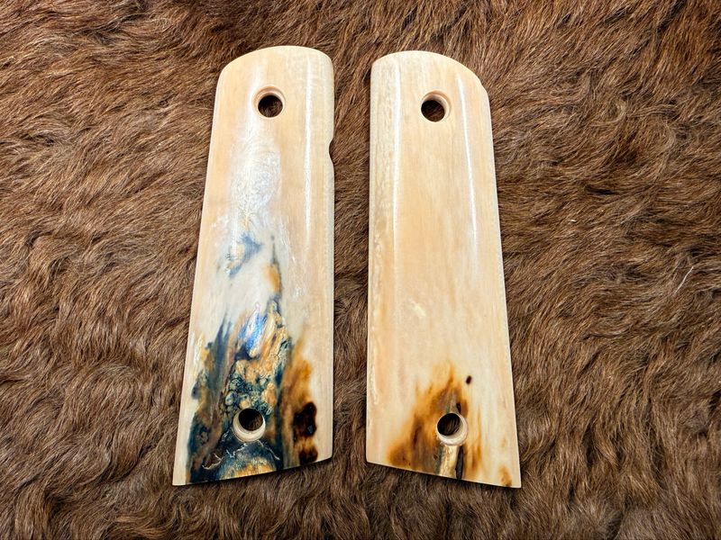 Magwell Mammoth Ivory Grips for 1911