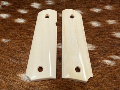 White Ivory Grips for 1911 (AVAILABLE TO TEXAS RESIDENTS ONLY)