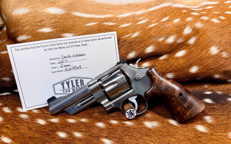 Lipsey's Exclusive Smith & Wesson Model 610-4 4 Lipsey's Exclusive Smith & Wesson Model 610-4 4" 10MM Mountain Gun with Action Job