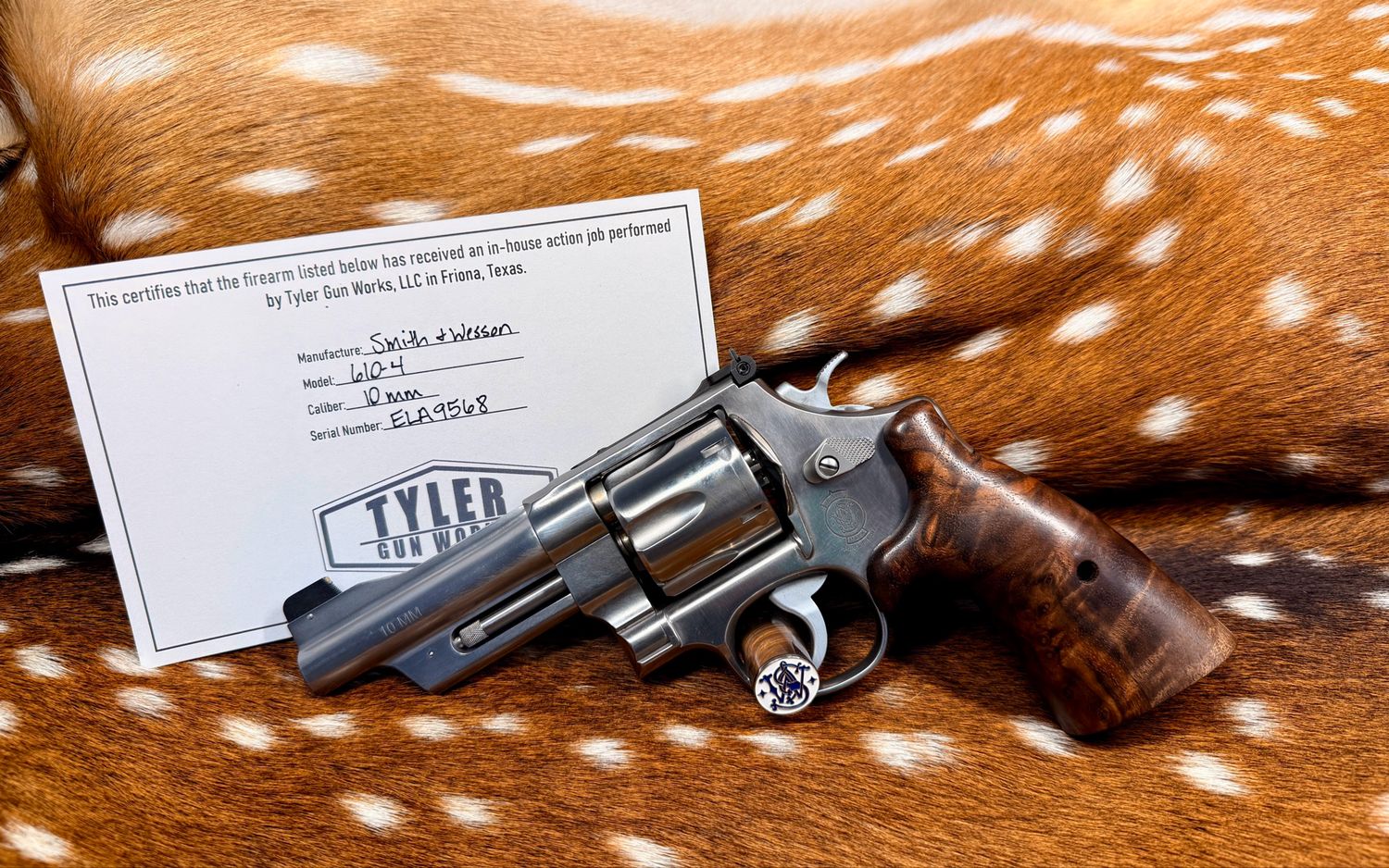 Lipsey's Exclusive Smith & Wesson Model 610-4 4 Lipsey's Exclusive Smith & Wesson Model 610-4 4" 10MM Mountain Gun with Action Job