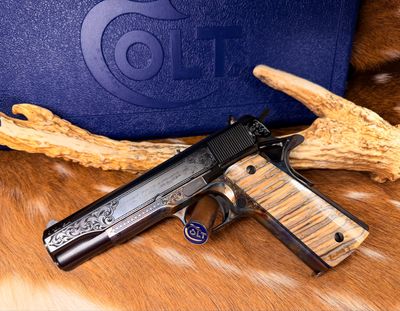 TGW Custom Engraved Colt Government Model 1911 .38 Super TGW Custom Engraved Colt Government Model 1911 .38 Super