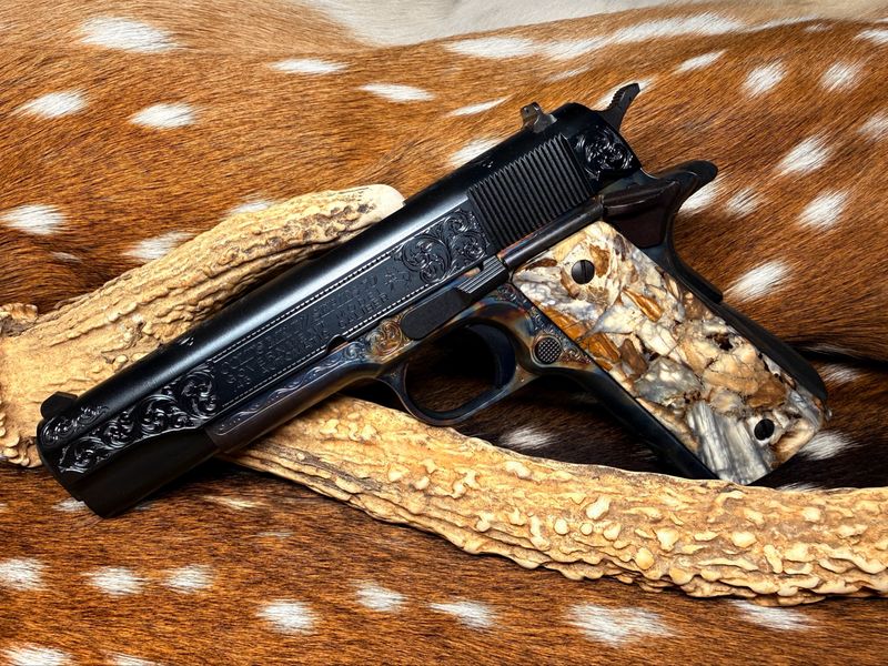 TGW Custom Engraved Colt Government Model 1911 .45 ACP