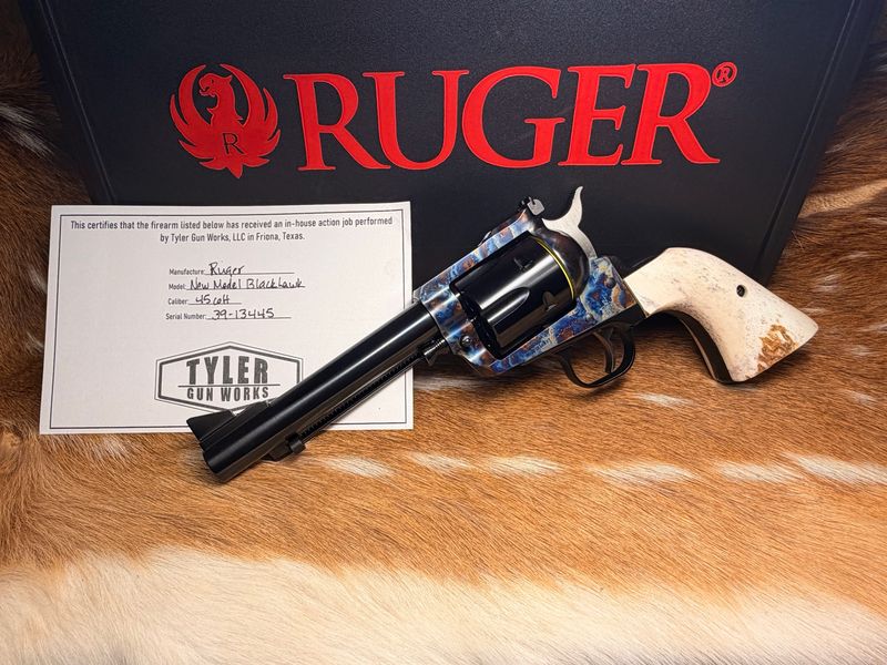 TGW Custom Ruger New Model Blackhawk 45 Colt Revolver