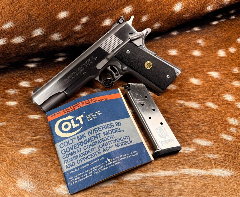Colt Gold Cup National Match MK IV Series 80 – .45 ACP – 1987 Production