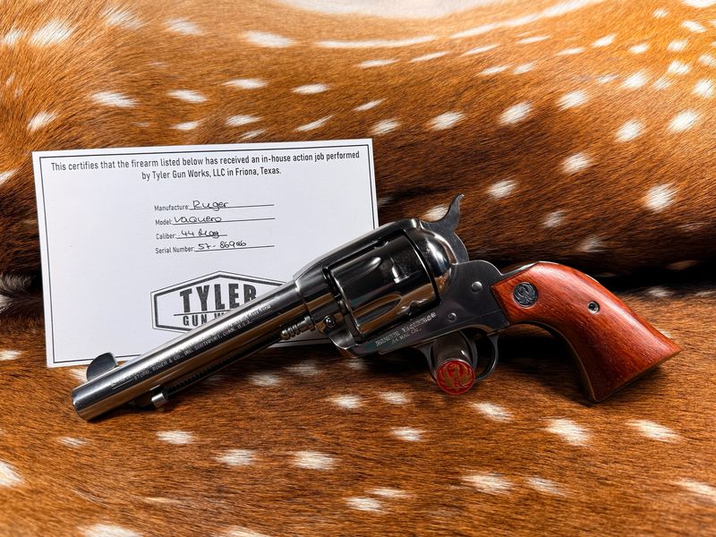Ruger Vaquero Revolver .44 Remington Magnum with TGW Action Job