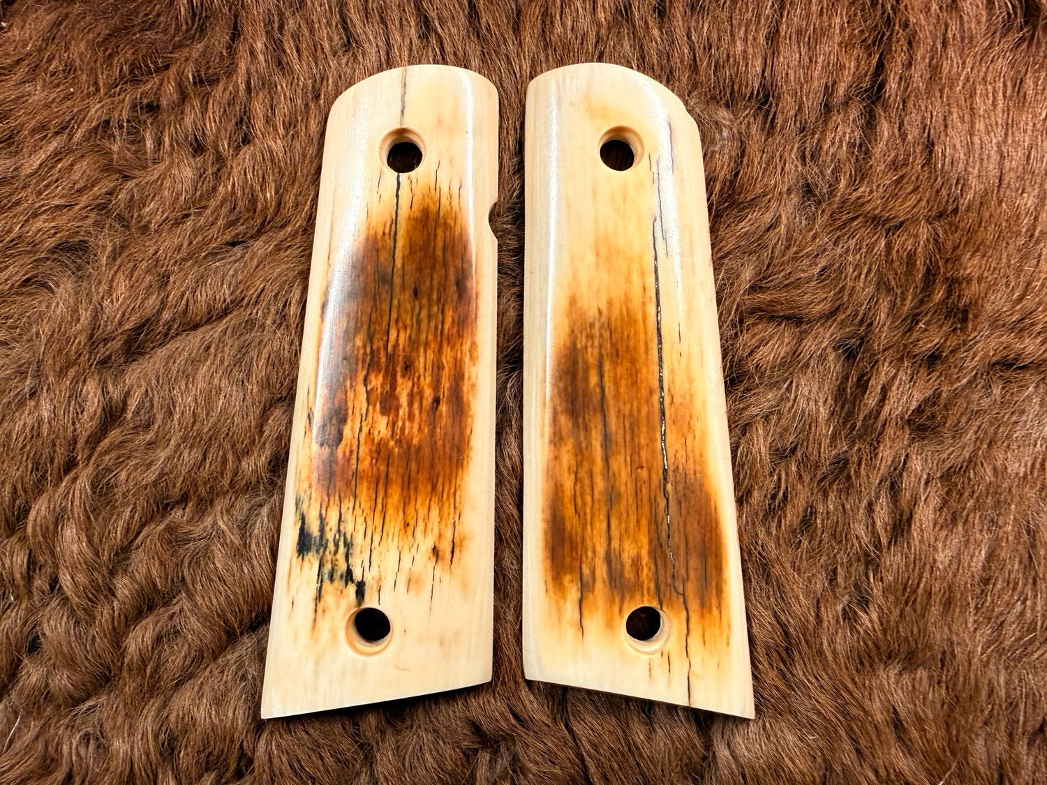 Magwell Mammoth Ivory Grips for 1911