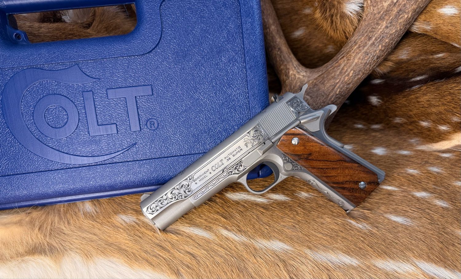 TGW Custom Engraved Colt Government Model 1911 .38 Super