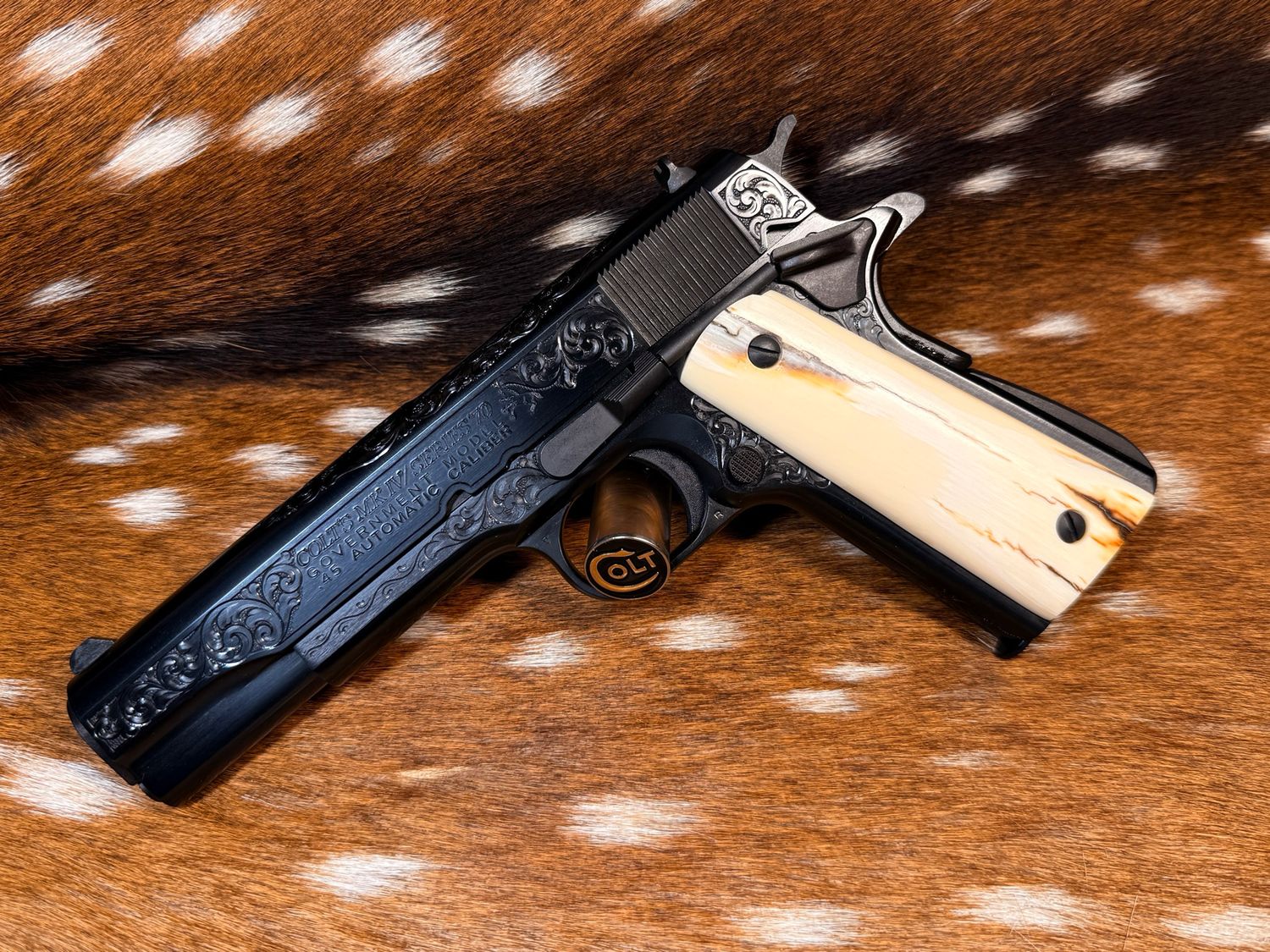 TGW Custom Engraved Colt Government Model 1911 .45 ACP