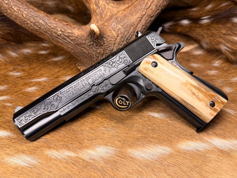TGW Custom Engraved Colt Government Model 1911 .45 ACP
