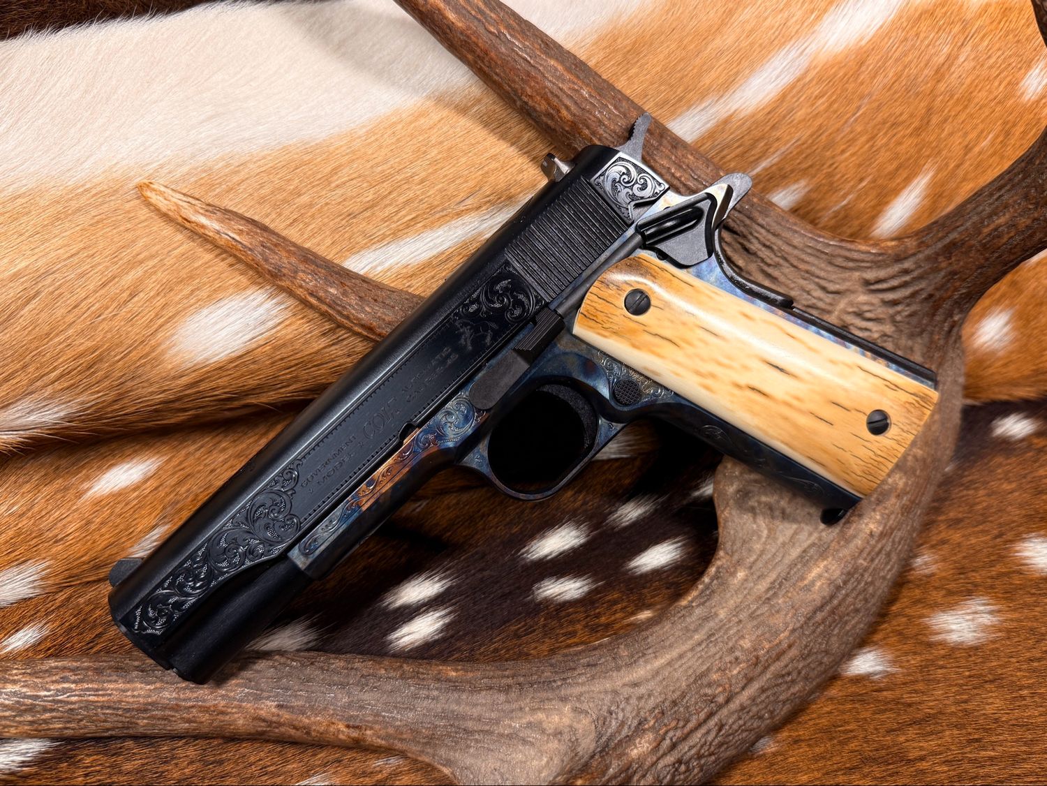 TGW Custom Engraved Colt Government Model 1911 .45 ACP TGW Custom Engraved Colt Government Model 1911 .45 ACP