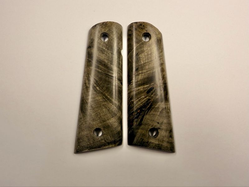Magwell Buckeye Burl Grips for 1911