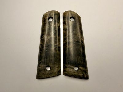 Magwell Buckeye Burl Grips for 1911 Magwell Buckeye Burl Grips for 1911