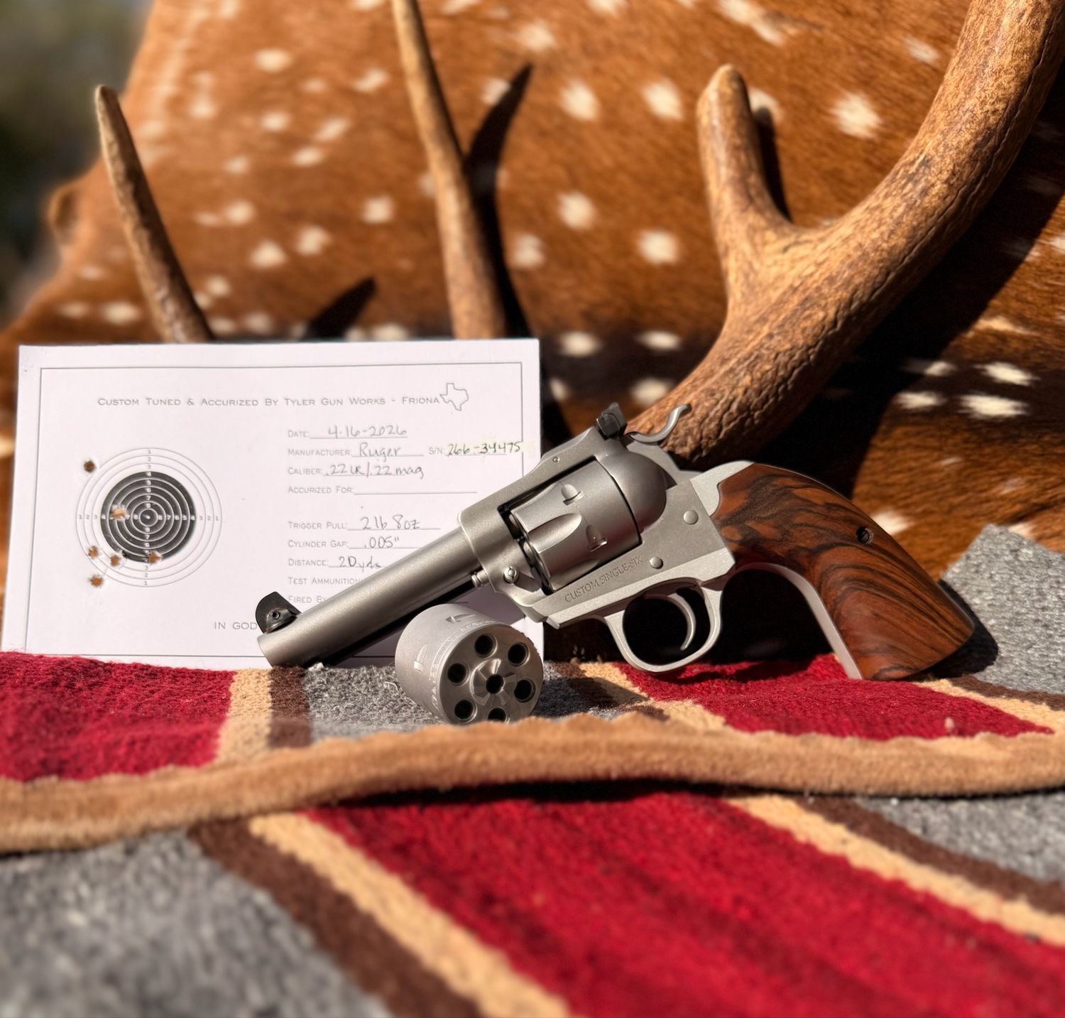 ​TGW Custom Ruger Single-Six Convertible – .22 LR / .22 WMR