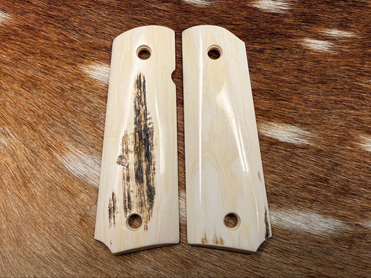 White Ivory Grips for 1911 (AVAILABLE TO TEXAS RESIDENTS ONLY)