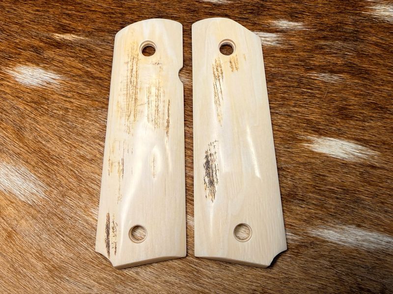 White Ivory Grips for 1911 (AVAILABLE TO TEXAS RESIDENTS ONLY) White Ivory Grips for 1911 (AVAILABLE TO TEXAS RESIDENTS ONLY)