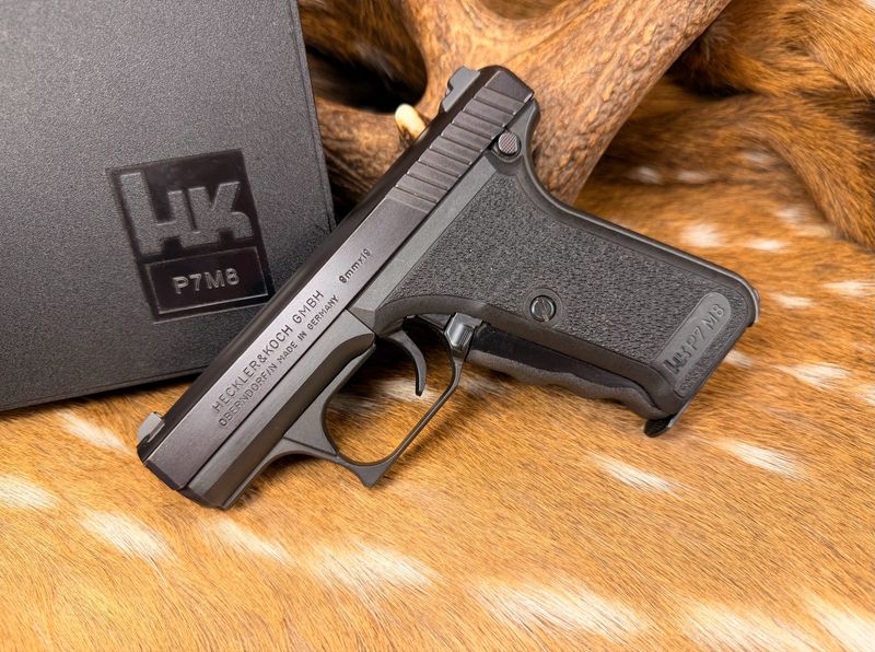 Heckler & Koch P7 M8 9mm Pistol – West German Made “Squeeze-Cocker” Heckler & Koch P7 M8 9mm Pistol – West German Made “Squeeze-Cocker”