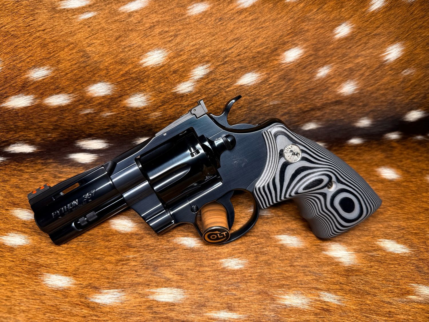 ​3" Colt Python .357 Magnum Revolver with TGW Custom Blue Finish