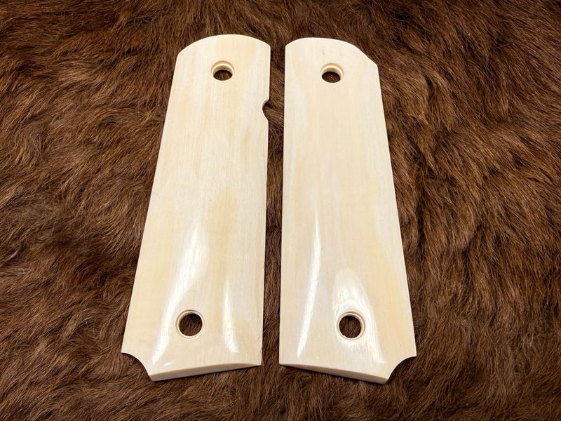 White Ivory Grips for 1911 (AVAILABLE TO TEXAS RESIDENTS ONLY) White Ivory Grips for 1911 (AVAILABLE TO TEXAS RESIDENTS ONLY)
