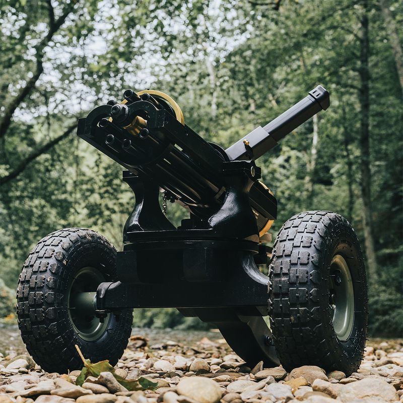 Tippmann Ordnance TG-900 Gatling Gun – 9mm – Glock Magazine Fed – Wheeled Carriage – New in Box