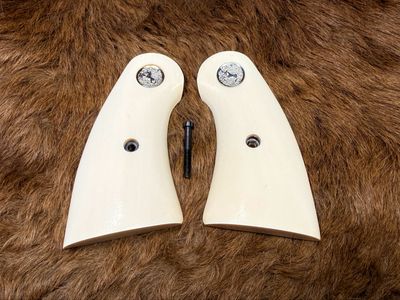 Colt White Ivory Grips for Python Service Model (AVAILABLE TO TEXAS RESIDENTS ONLY) Colt White Ivory Grips for Python Service Model (AVAILABLE TO TEXAS RESIDENTS ONLY)