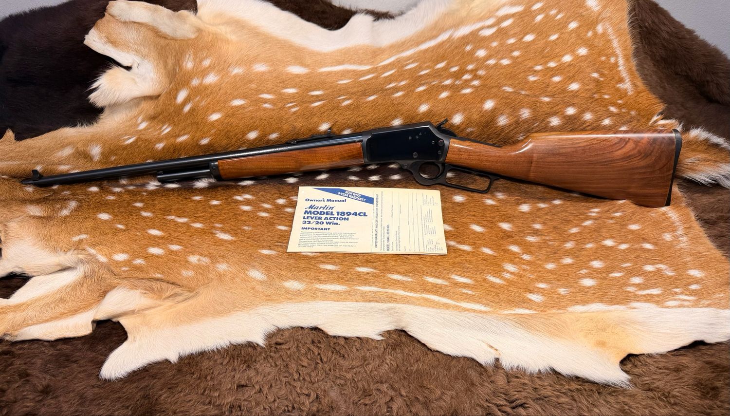 JM Stamped Marlin Model 1894CL Classic Lever Action Rifle – .32-20 Winchester JM Stamped Marlin Model 1894CL Classic Lever Action Rifle – .32-20 Winchester