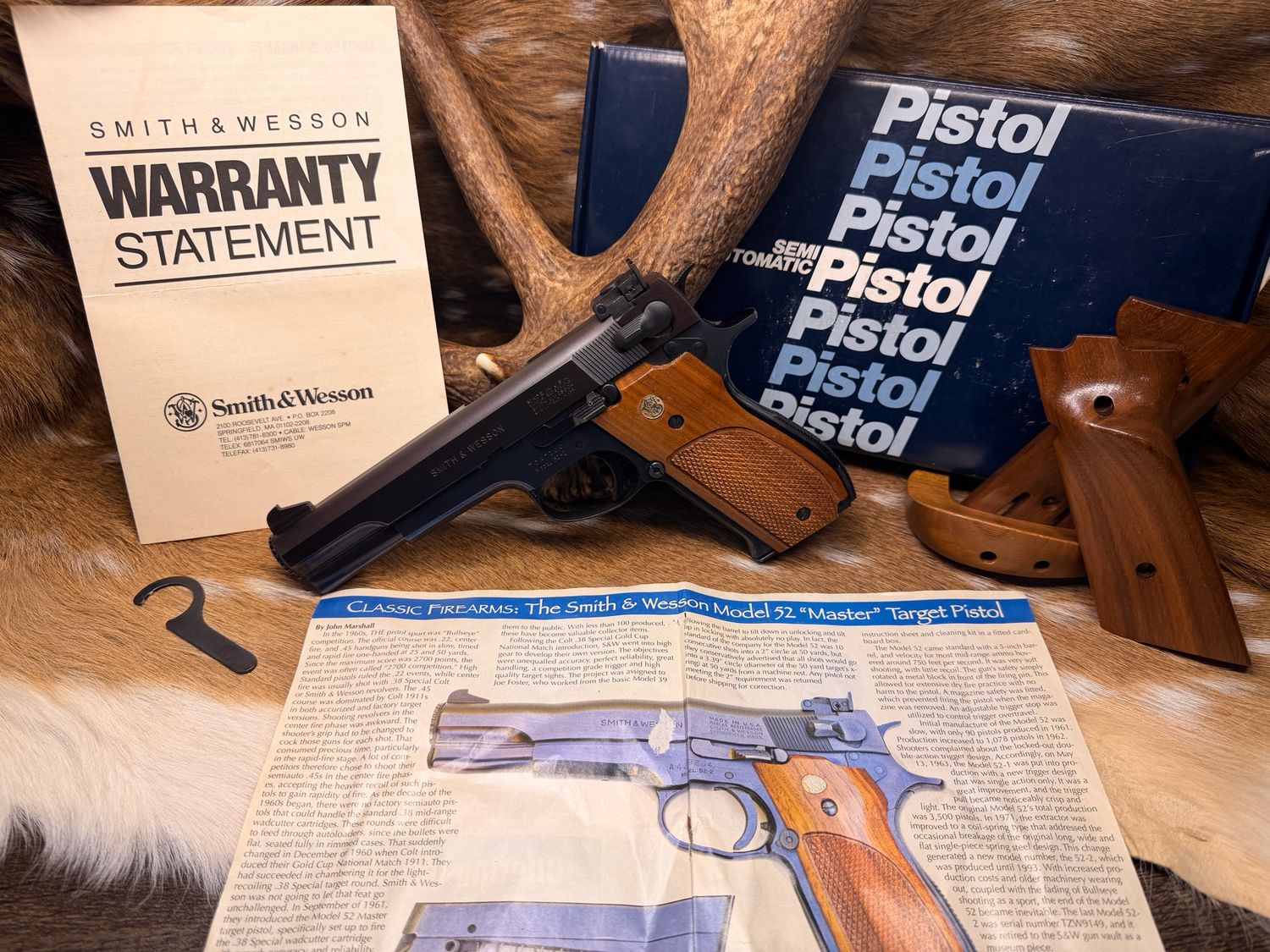 Smith & Wesson Model 52-2 “Master” Target Pistol .38 Special Wadcutter Smith & Wesson Model 52-2 “Master” Target Pistol .38 Special Wadcutter