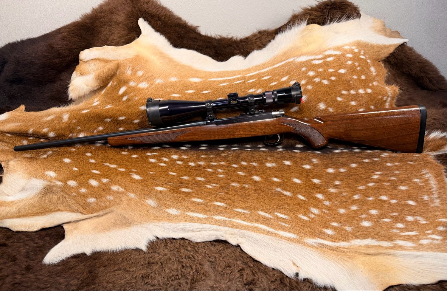 Ruger 77/22 .22 Hornet Bolt-Action Rifle with Nikon Scope Ruger 77/22 .22 Hornet Bolt-Action Rifle with Nikon Scope