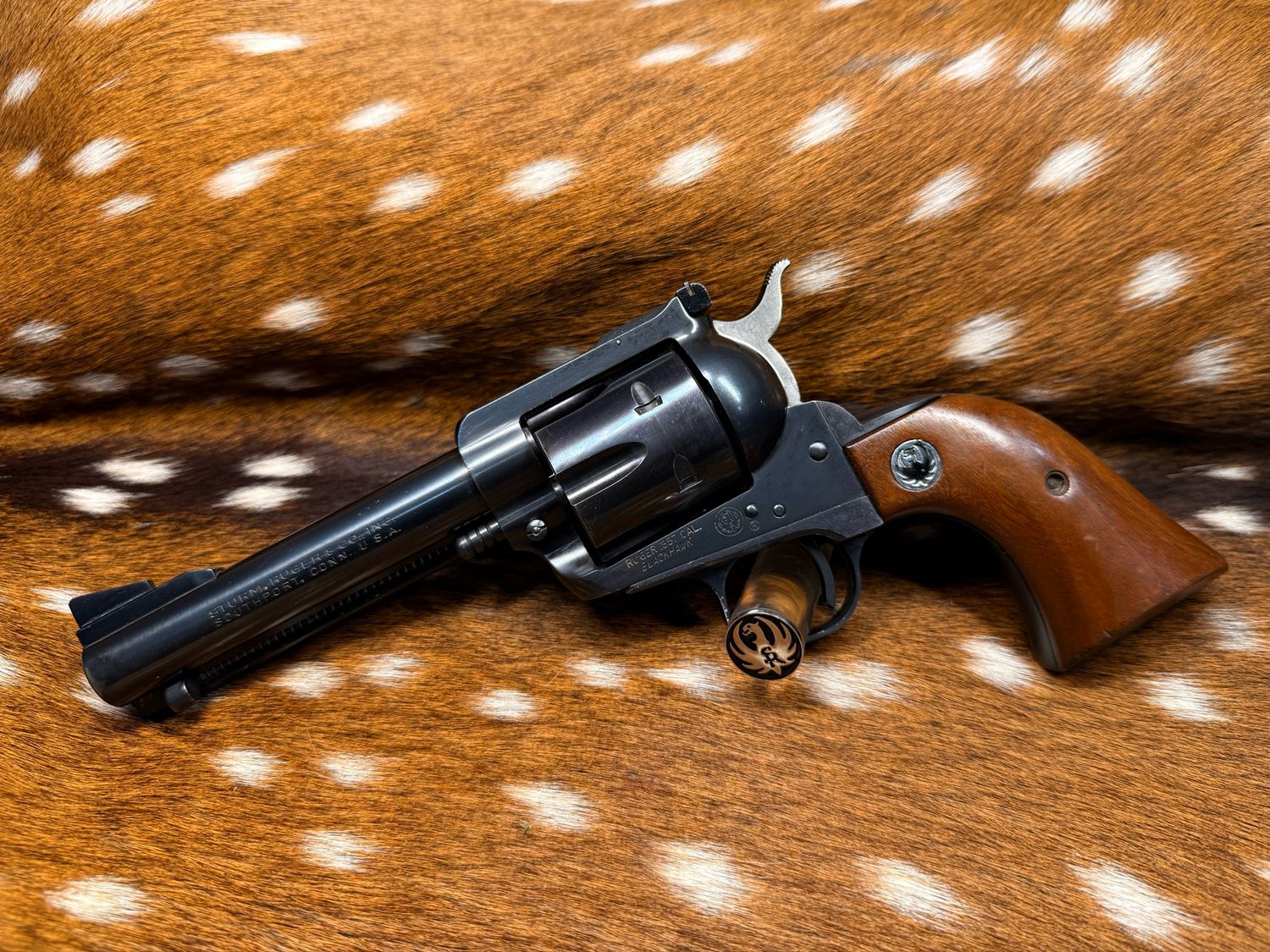 Ruger Old Model 3-Screw Blackhawk .357 Magnum – 4-5/8 Ruger Old Model 3-Screw Blackhawk .357 Magnum – 4-5/8" Barrel (1966)