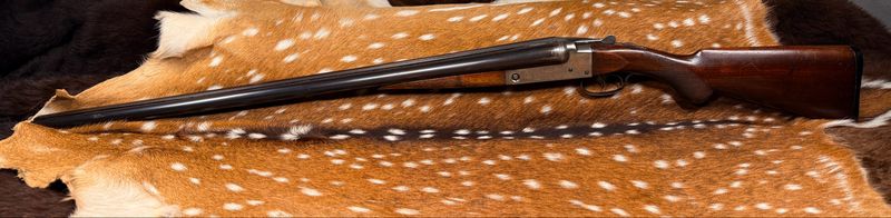 Stevens Model 335 Side-by-Side Shotgun – 12 Gauge – Two Barrel Sets