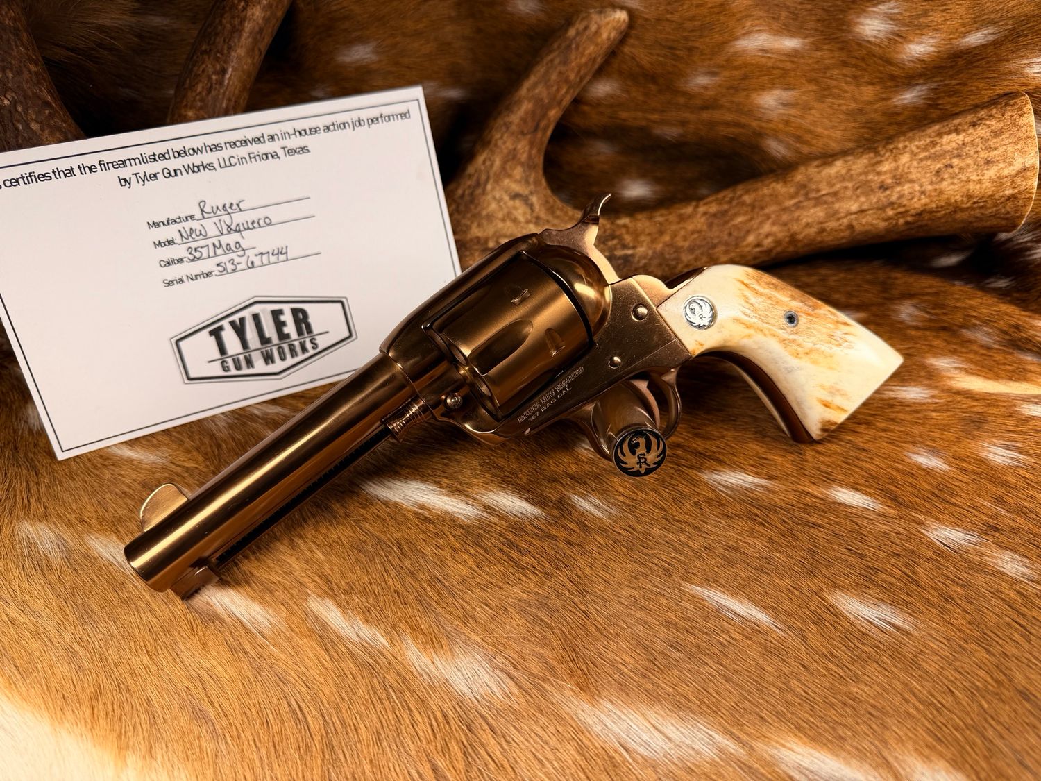 Ruger New Vaquero.357 Magnum with Custom Upgrades Ruger New Vaquero.357 Magnum with Custom Upgrades