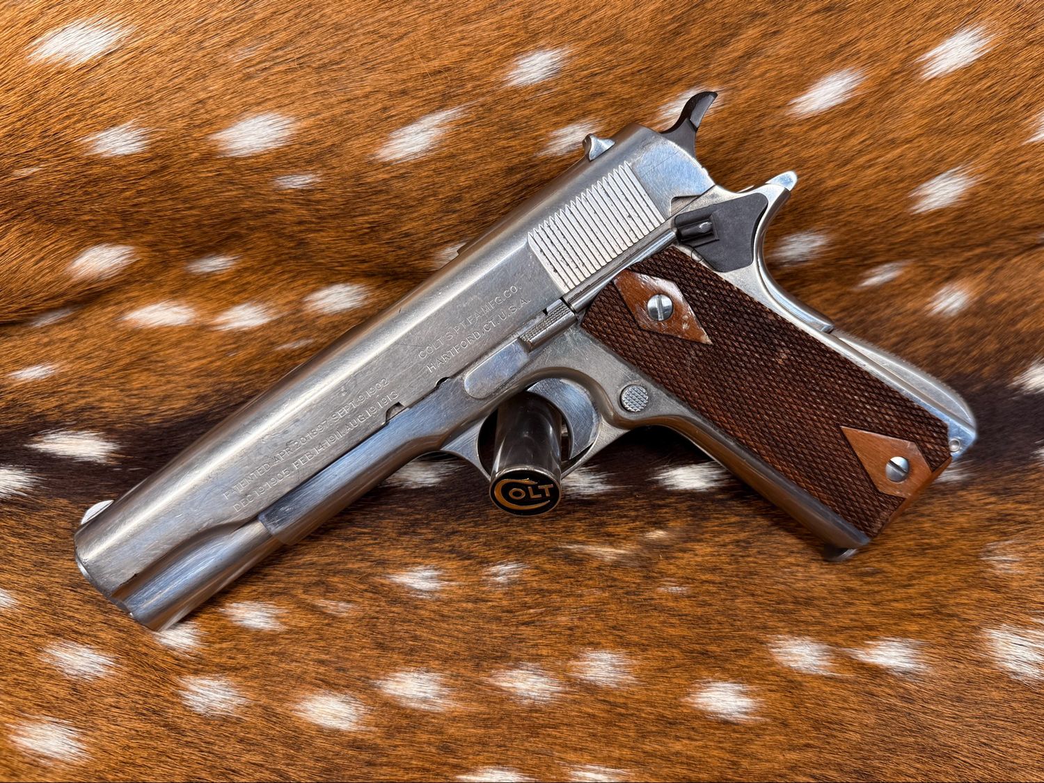 ​Colt Model of 1911 U.S. Army Pistol .45 ACP – 1918 WWI Production
