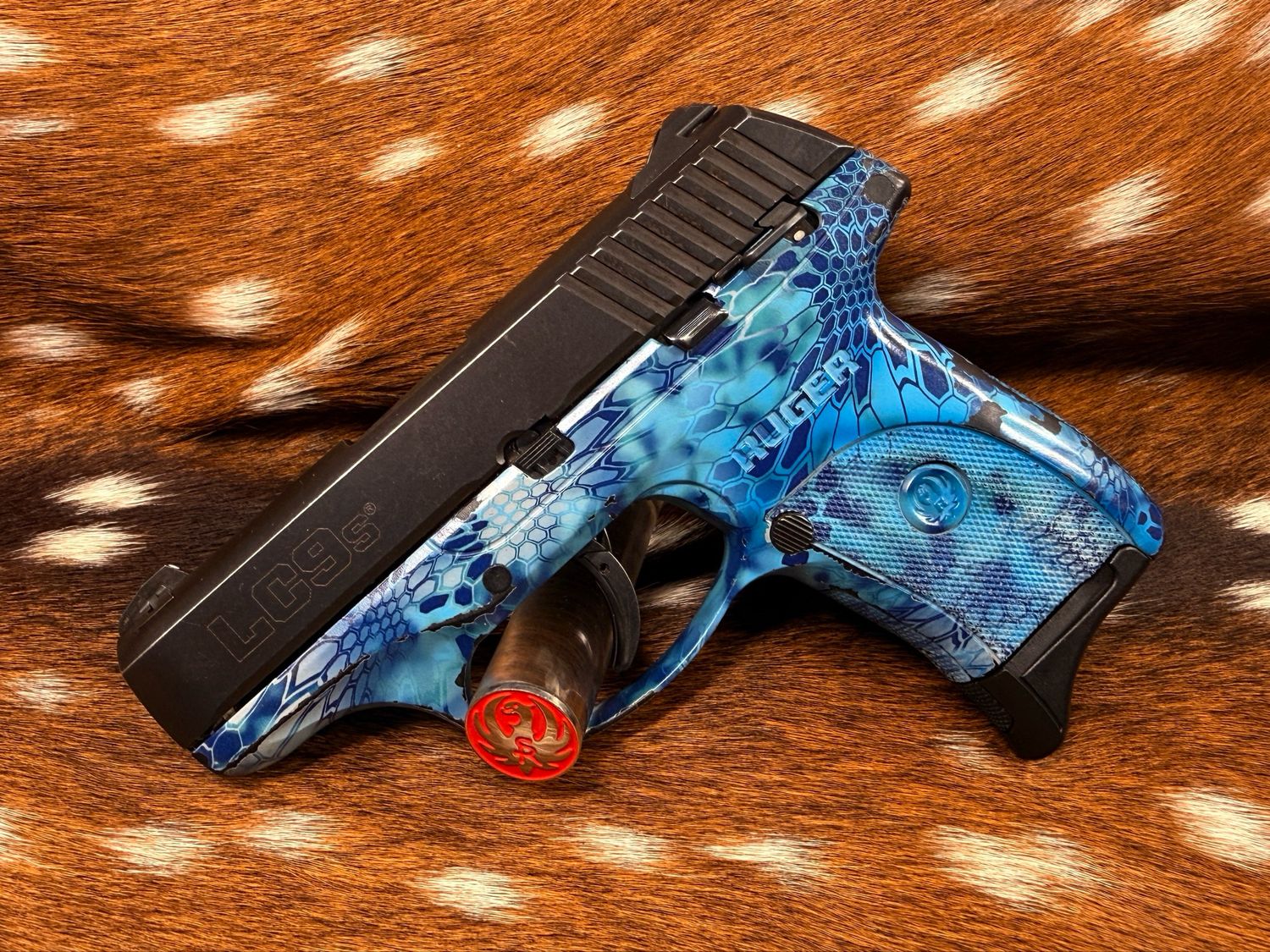 Ruger LC9S 9mm Luger Pistol - Kryptek Neptune Finish