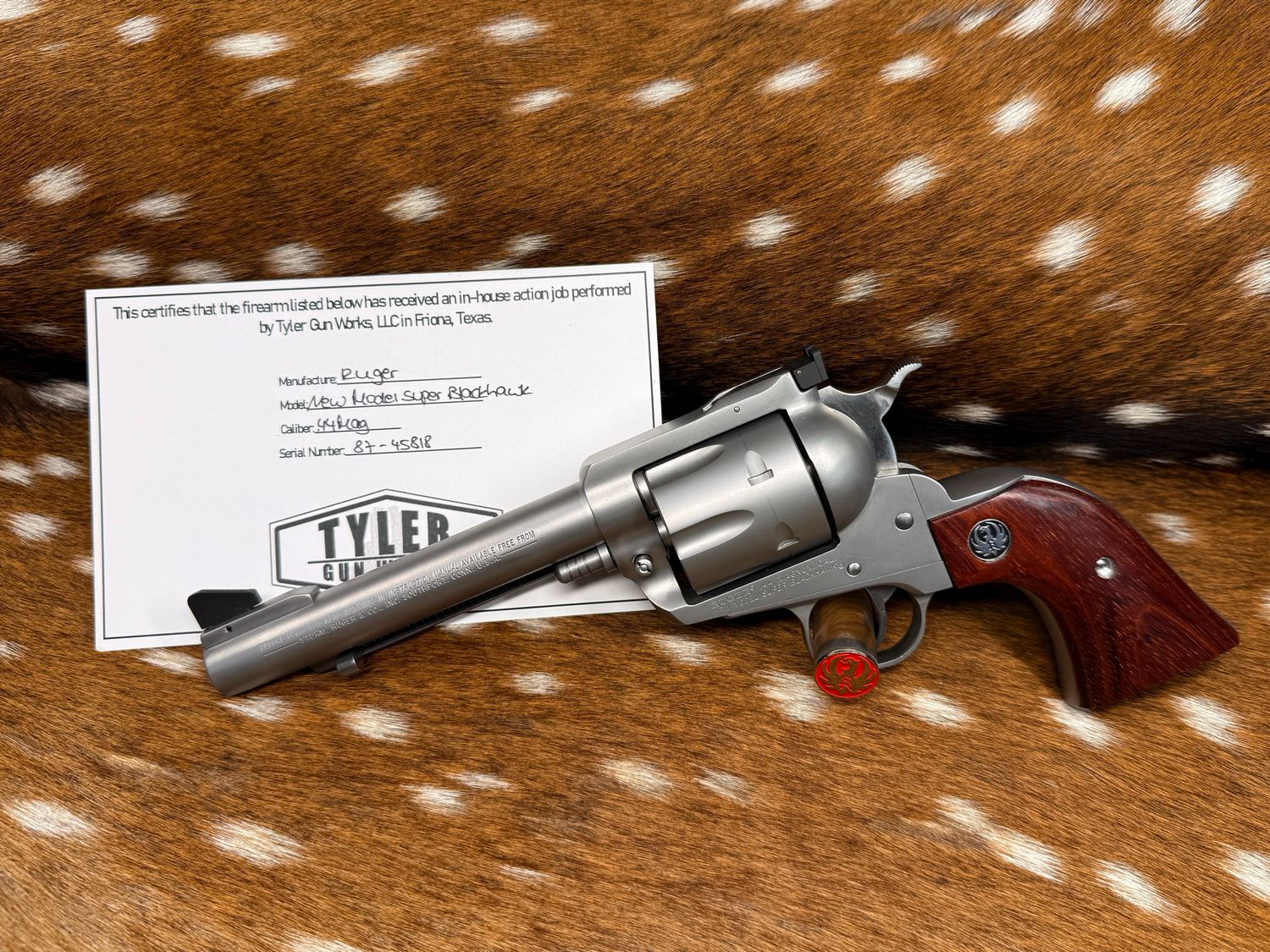 Ruger New Model Super Blackhawk .44 Remington Magnum Revolver with Action Job Ruger New Model Super Blackhawk .44 Remington Magnum Revolver with Action Job