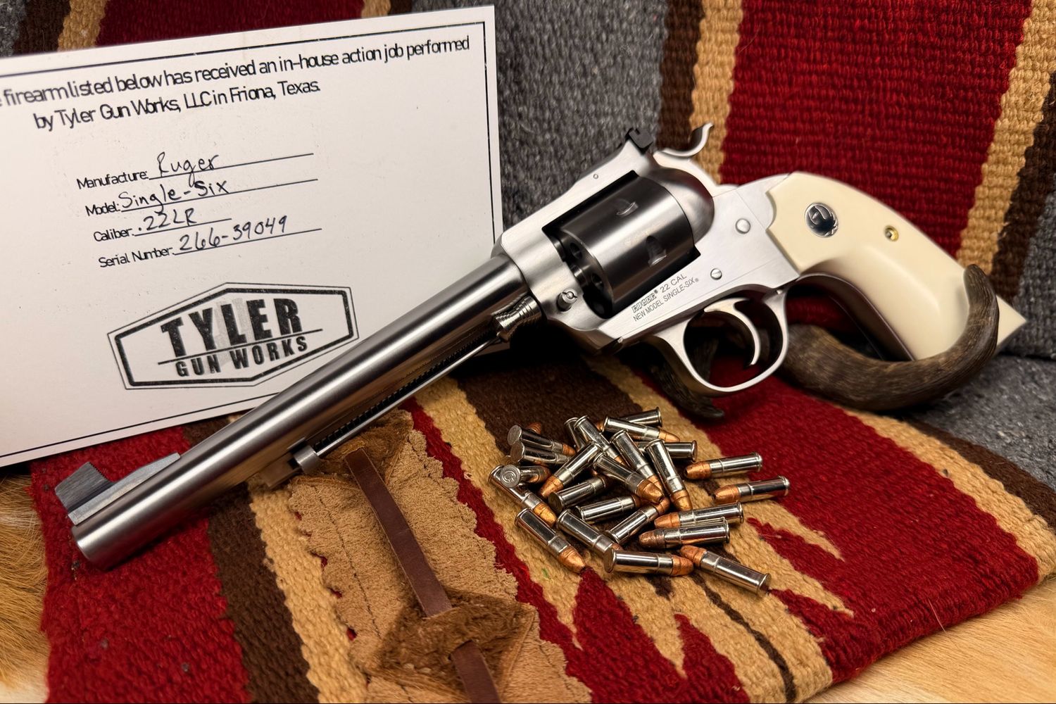 TGW Semi-Custom Ruger New Model Single-Six .22 LR – Stainless TGW Semi-Custom Ruger New Model Single-Six .22 LR – Stainless