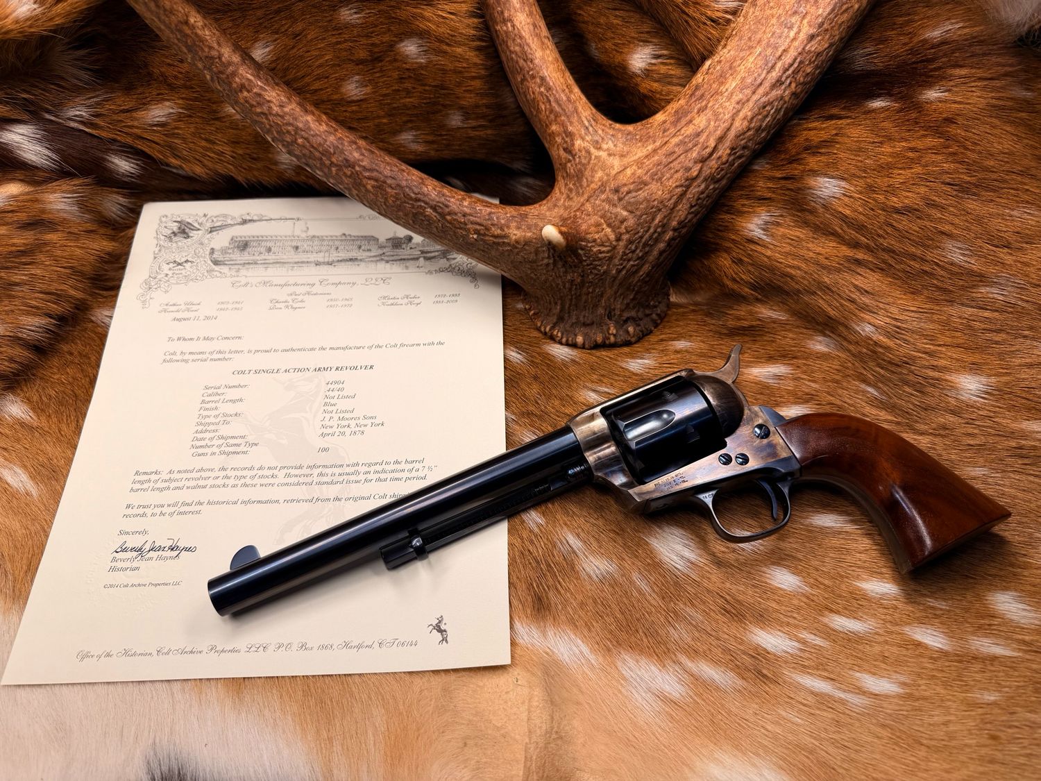 1878 Colt Single Action Army .44-40 – 7½" – Alan Harton Restoration