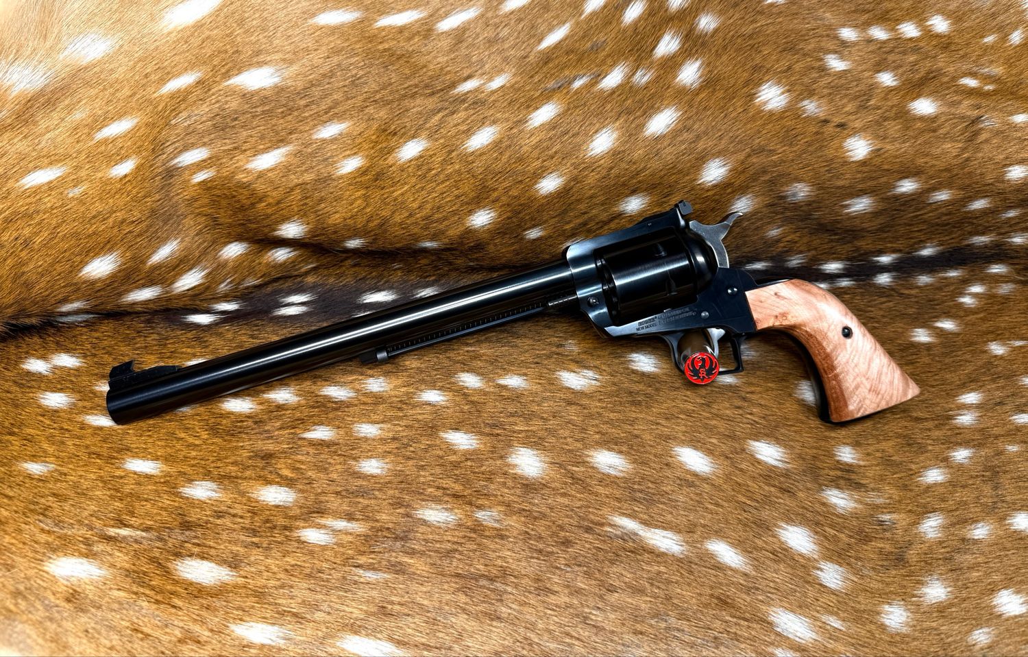 Ruger New Model Super Blackhawk .44 Remington Magnum Revolver with Action Job and Custom Maple Wood Grips