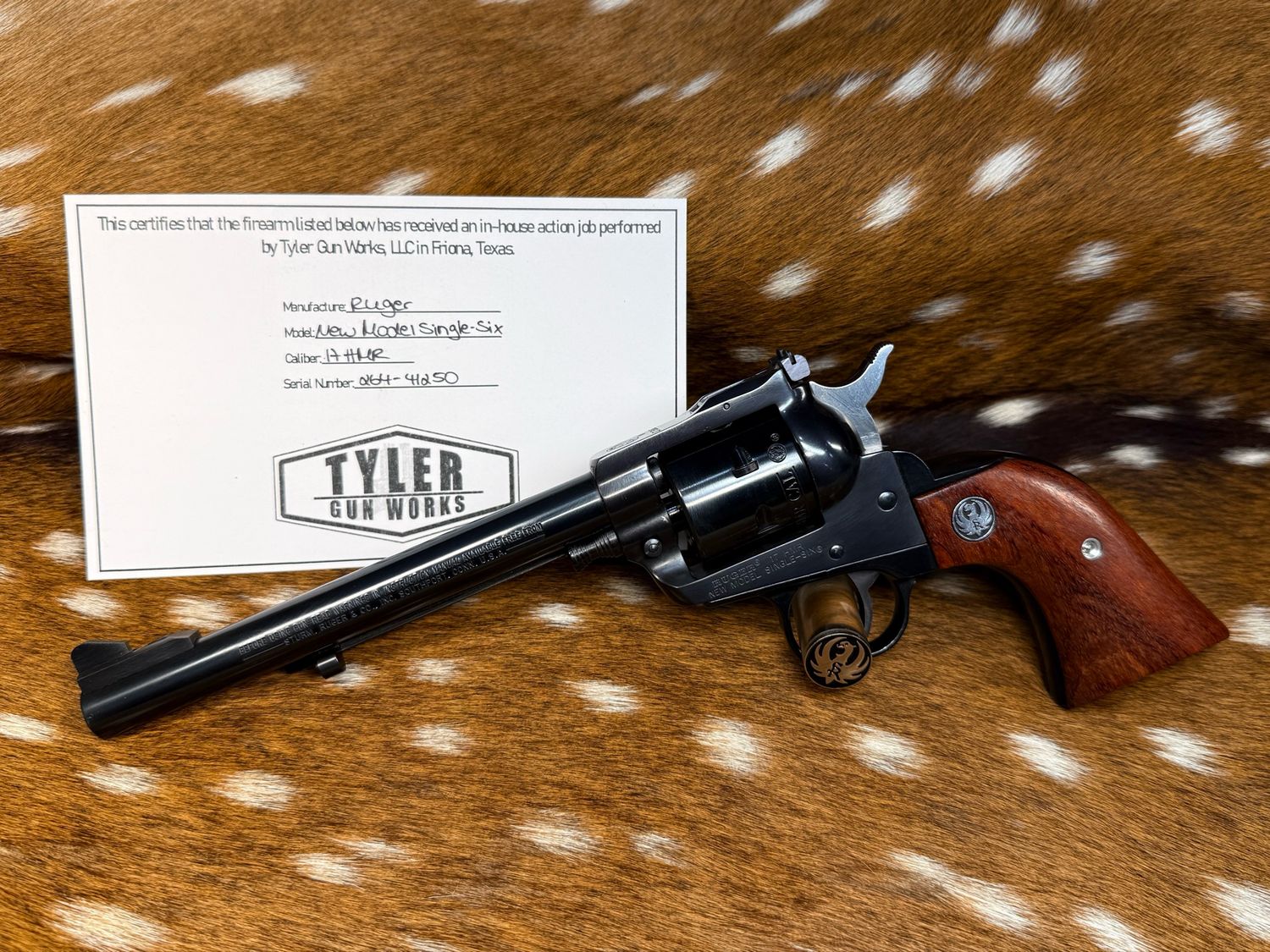 Ruger New Model Single-Six .17 HMR – 6½ Ruger New Model Single-Six .17 HMR – 6½" – TGW Action Job