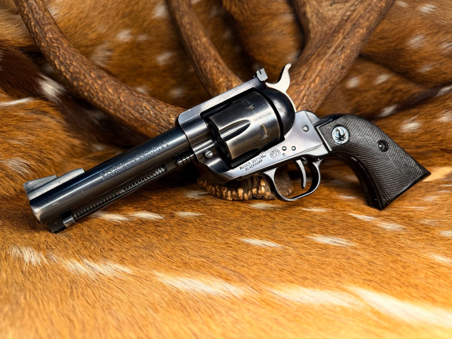 Ruger Old Model Blackhawk .357 Magnum – 4⅝ Ruger Old Model Blackhawk .357 Magnum – 4⅝" Flat Top – 1958