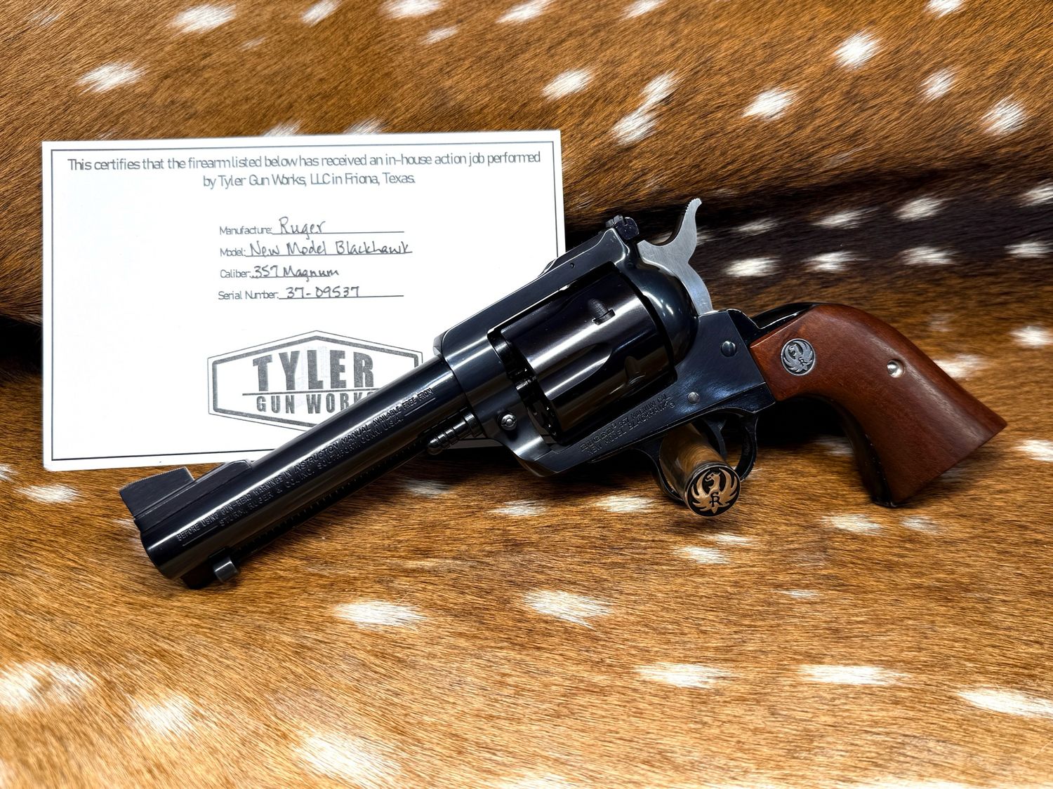 Ruger New Model Blackhawk .357 Magnum Revolver with TGW Action Job