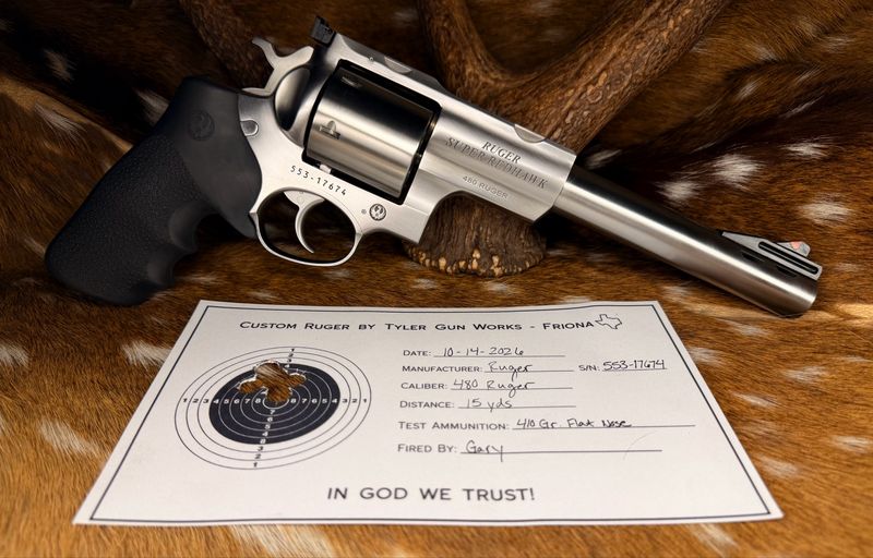 Ruger Super Redhawk .480 Ruger 7½" – TGW Custom