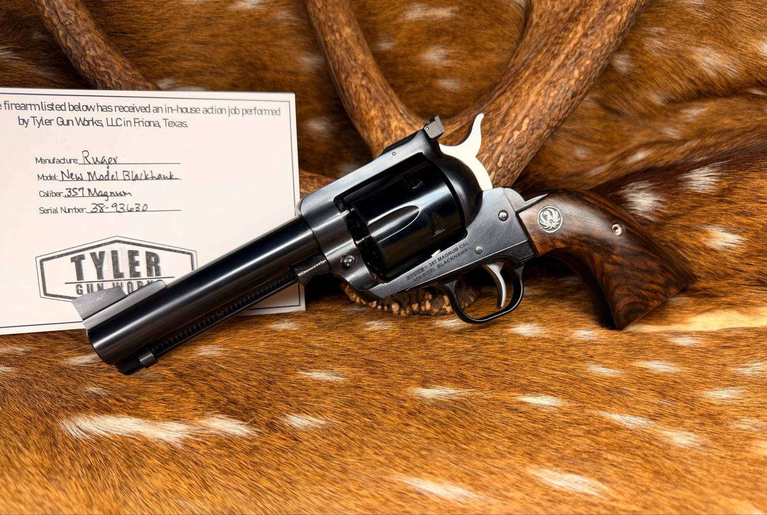 Semi-Custom Ruger New Model Blackhawk .357 Magnum 4⅝ Semi-Custom Ruger New Model Blackhawk .357 Magnum 4⅝" – TGW Action Job