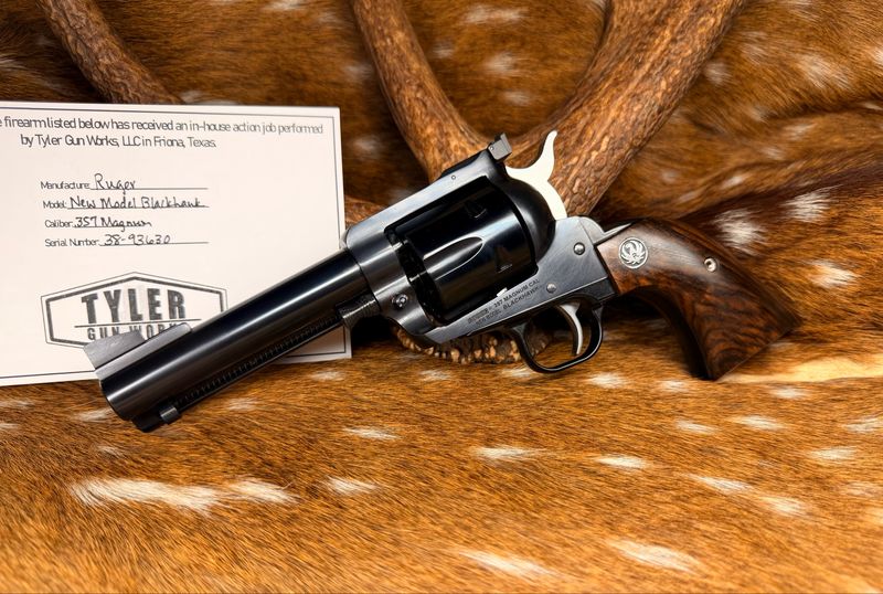 Semi-Custom Ruger New Model Blackhawk .357 Magnum 4⅝" – TGW Action Job