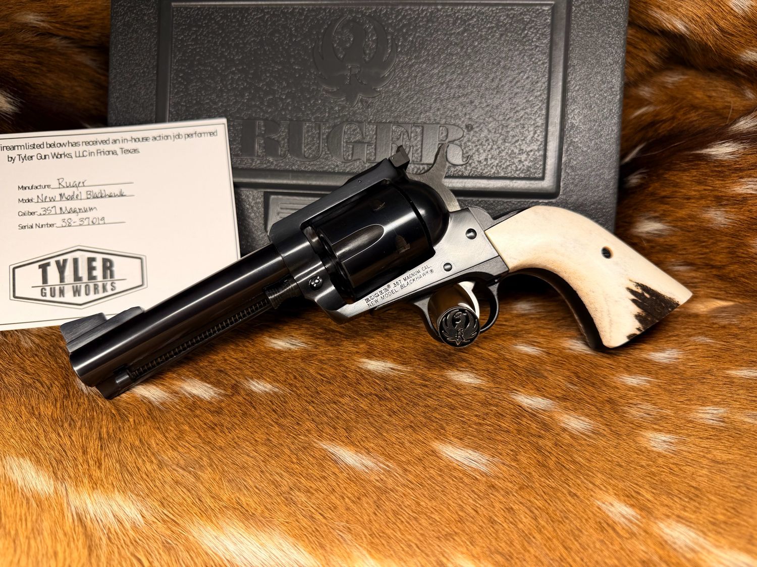 Semi-Custom Ruger New Model Blackhawk .357 Magnum 4⅝ Semi-Custom Ruger New Model Blackhawk .357 Magnum 4⅝" – TGW Action Job