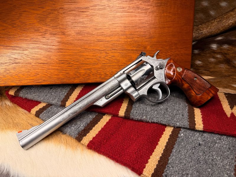 Smith & Wesson Model 629 No-Dash .44 Magnum 8⅜" – Master Engraved by Bernie Wolfe