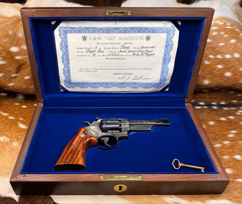 Smith & Wesson Model 27-3 .357 Magnum 5 Smith & Wesson Model 27-3 .357 Magnum 5" – 50th Anniversary Registered Magnum Commemorative