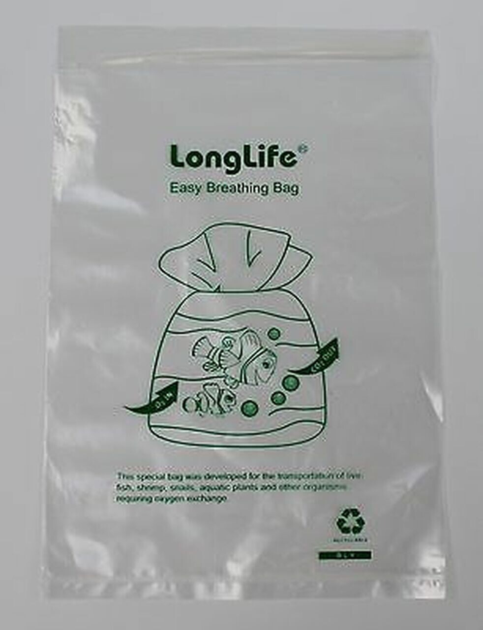 (25) Long Life breather bags 6x9 curved seal