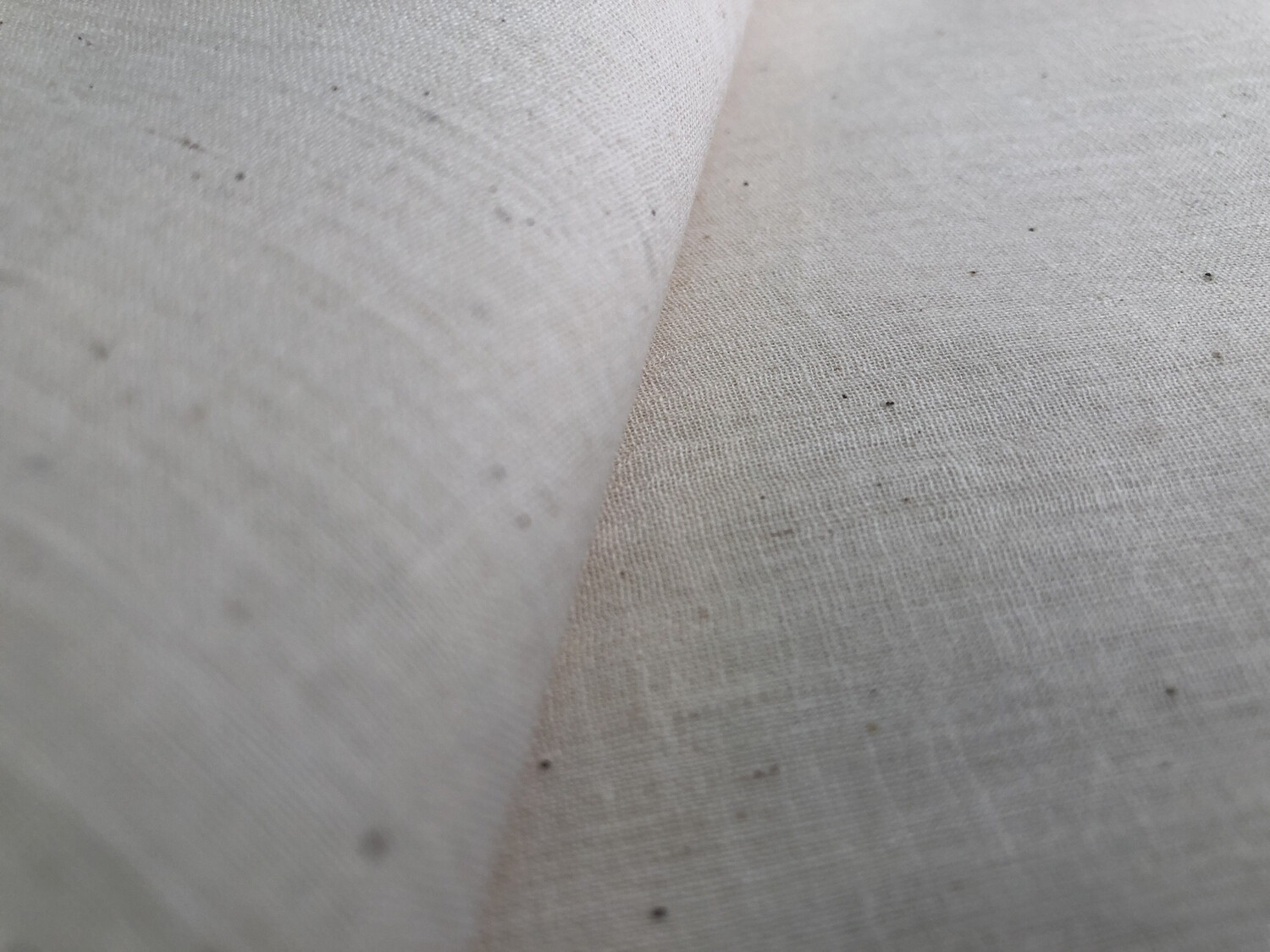 Hand Spun Hand Woven 200 Count Muslin Cotton  Fabric