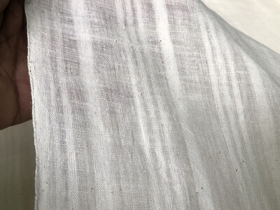 Hand Spun Hand Woven 200 Count Muslin Cotton Design Fabric Hand Spun Hand Woven 200 Count Muslin Cotton Design Fabric